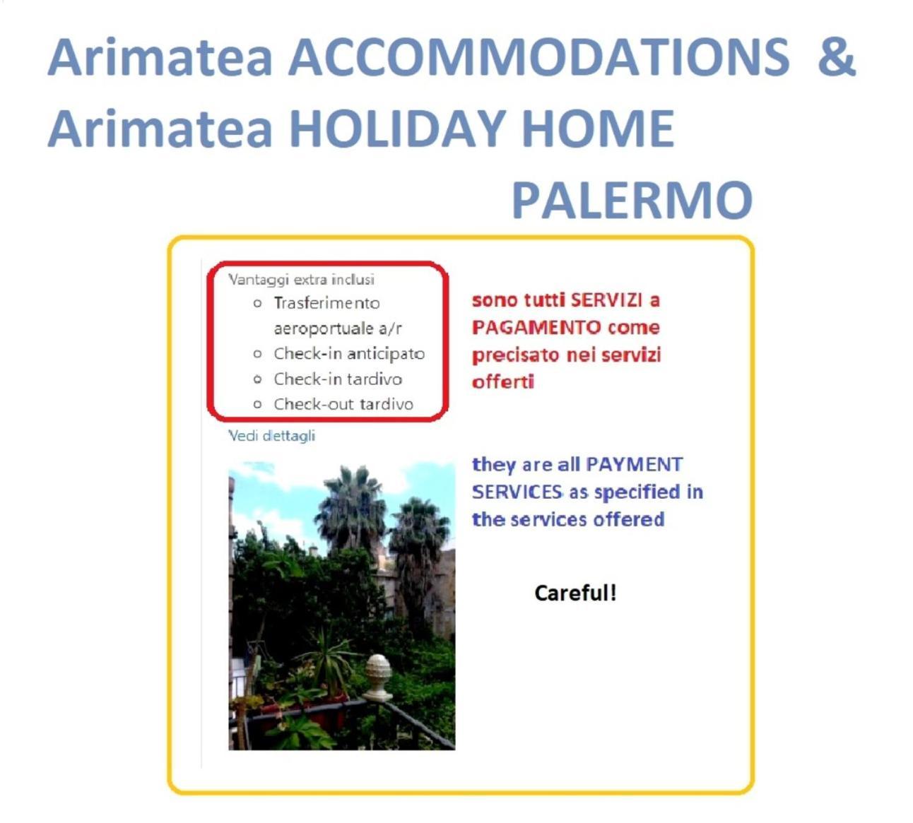 Arimatea Casa Vacanza Palermo Exteriör bild